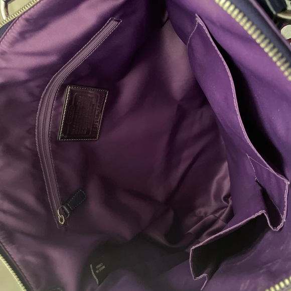 Like New Poppy Tartan Coach Bag - Picture 5 of 8